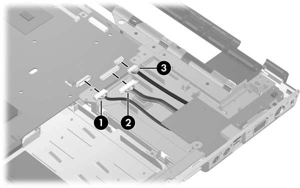 Removal and Replacement Procedures Steps 11 through 18 provide instructions for removing the USB board and frame on HP Pavilion dv4000 models. Refer to Section 5.