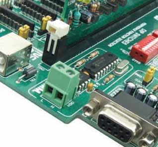 The MCP2551 circuit is used for communication between the CAN controller (MCP2510) and the taget device.