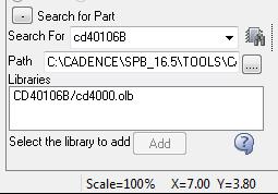 Enter the part name in Search For Part Box. 3.