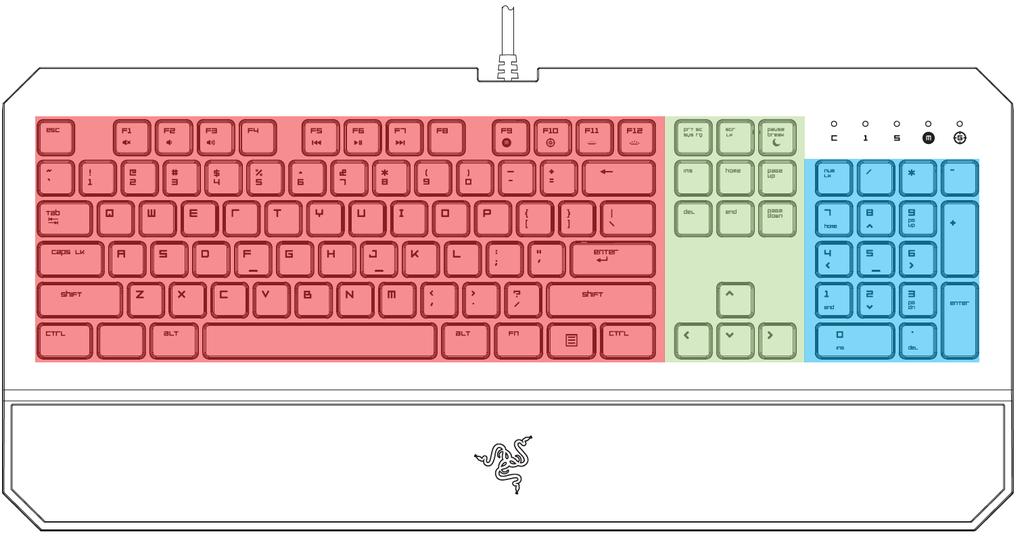 Lighting Tab The Lighting Tab allows you to customize the look of your keyboard by choosing from 16.8 million colors for the backlight.