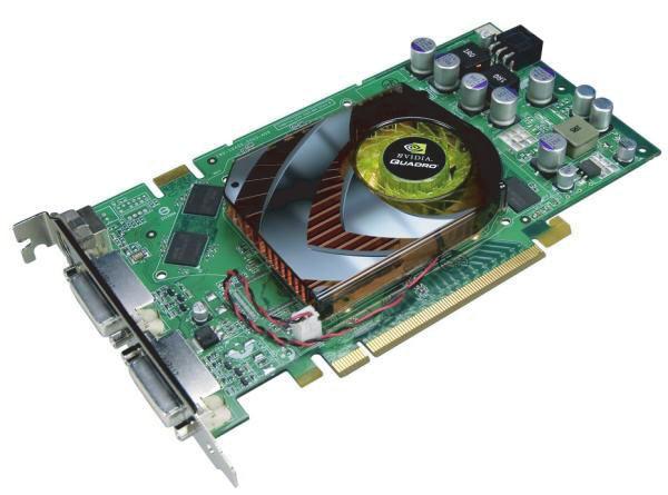 Figure 5-8 NVIDIA Quadro FX 500 Graphics Card 5.
