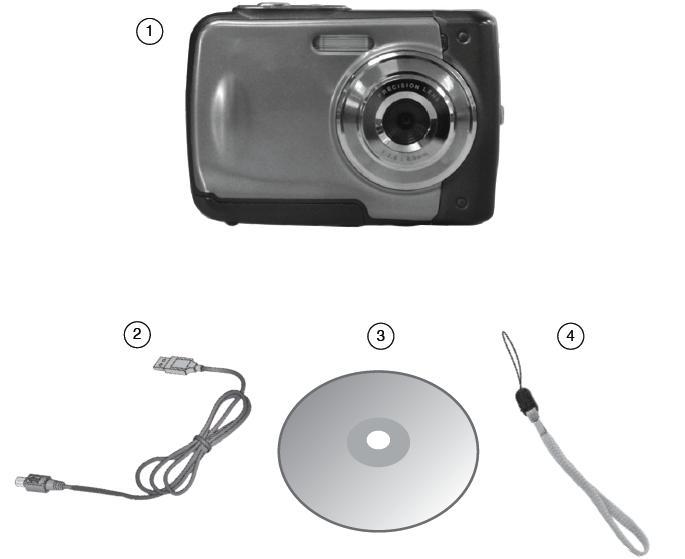 What s Included 1. Digital Camera 2. USB cable 3.