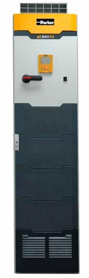 High Power Modular AC Drives AC890PX Series 150-600 HP/110-400kW Description The AC890PX is a high power standalone modular enclosed drive designed for industrial applications.