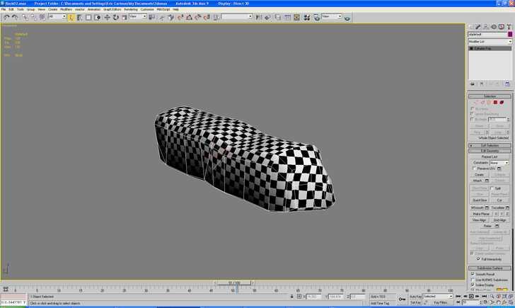 With this, go into the edit dialogue and adjust the mesh so it is aligned most efficiently.