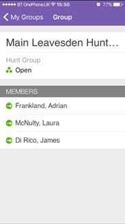 27 8. Mobile apps My Groups My Groups lets you check which groups you re in (if any).