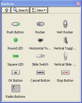 13 Start using LabVIEW 2.4.3 String & Path Sub Palette In the String and Path palette we have String Controls, Combo Box, etc. 2.5 Function Palette The Functions palette is available only on the block diagram.