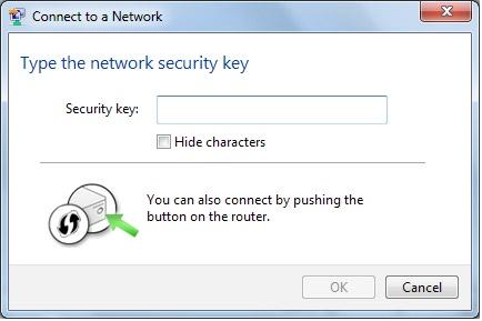 Chapter 5 Connect to a Wireless Network 3 Enter the encryption key (such as WEP key or pre-shared key) and click