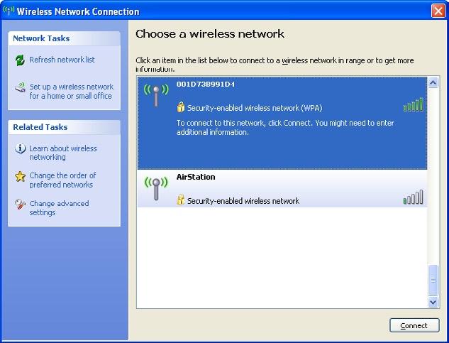 Uninstall Client Manager 3 to use Wireless Zero Configuration, or just use Client Manager 3 to connect to the AirStation. 1 Right click on the wireless network icon displayed in the system tray.