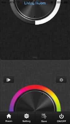 -CH K-RANGE RGB() SOLID COLOR DIMMING 2-CH K-RANGE To change controller: Google Play App Store Search TOUCHDIAL and download application.