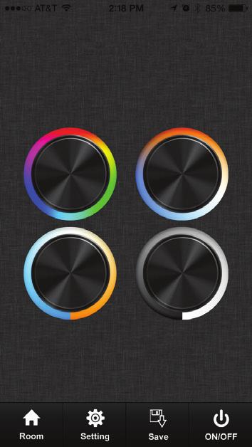 Then choose new color wheel. b. Select edges and drag to new color wheel. A. FINE TUNER Featured in RGB() & -CH K-RANGE controllers.