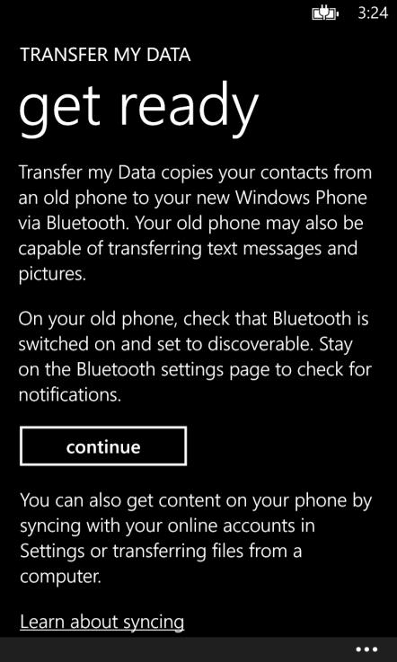 via Bluetooth. Please note that data transfer capability can vary from Android, IOS and BlackBerry.