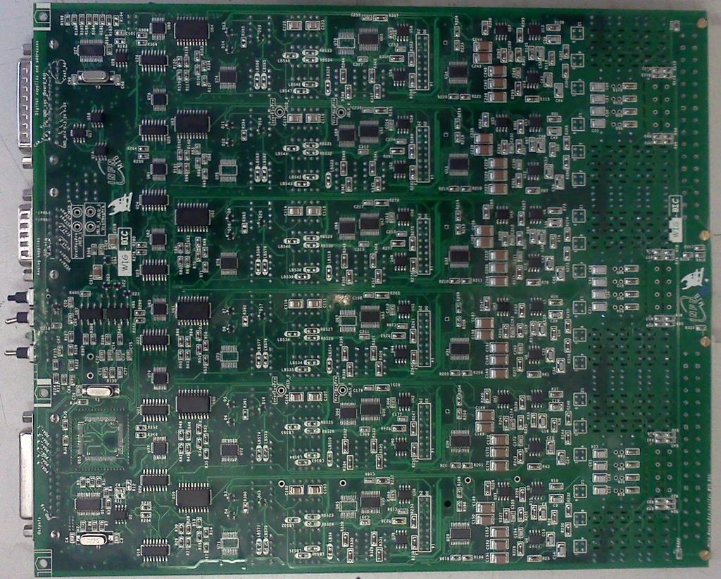 Main-Board for preamplifier (4) BOTTOM Supply off/on Gain selectable (9