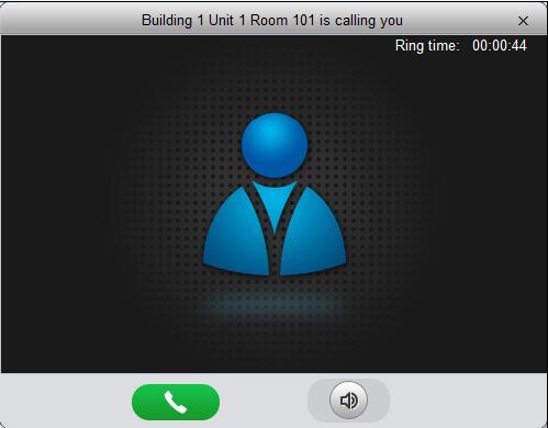 Client pops up VTH call box, see Figure 4-47.