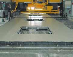 inserts at the wood shuttering is possible Useable for SCC and normal concrete