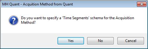 If a time-segment-based MRM method is preferred for the final, updated method, a transitions file can be created from the updated Quant method (Figure 15).