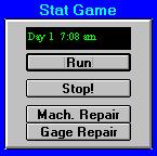 Stat Game 115 Chapter 7 Stat Game The Stat Game is a Computer simulation designed to be used in a classroom. It allows students to run a process and collect data.