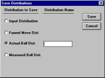 Snapshot Distribution You can snapshot a distribution. This option allows you to specify what distribution to snapshot, and also allows you to give that distribution a name.