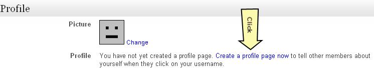 Create Your Profile Page 1. Minimize your web browser 2. Open Microsoft Word 3.