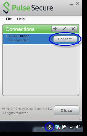 4. How to use ECS 4.1. Connect Note! You need to change your initial password before you can start using ECS.