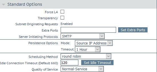 3. Enter 25 in the Port field. 4. Type a name, for example Exchange 2016 SMTP in the Service Name field. 5. Select tcp in the Protocol drop-down list. 6.