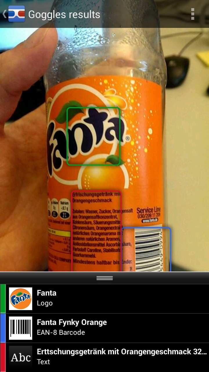 Google Goggles: Object Recognition Recognizes text, logos, barcodes, etc in camera images Rich semantic