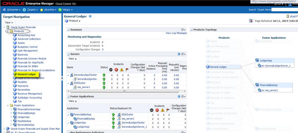 where it is deployed on, Incidents, and Configuration changes, etc. In addition to viewing FA targets from the FA homepages, customers can view FA targets via Targets > All Targets.