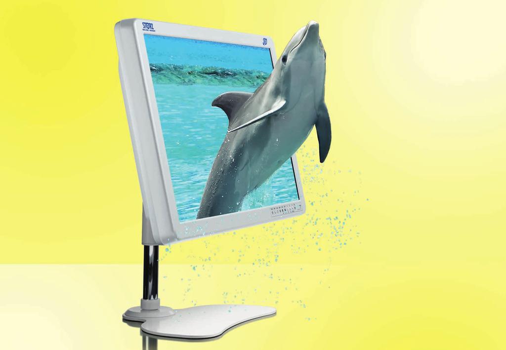3D Monitor Perfect Image Quality for Brilliant Imaging This monitor features excellent image brightness and contrast.