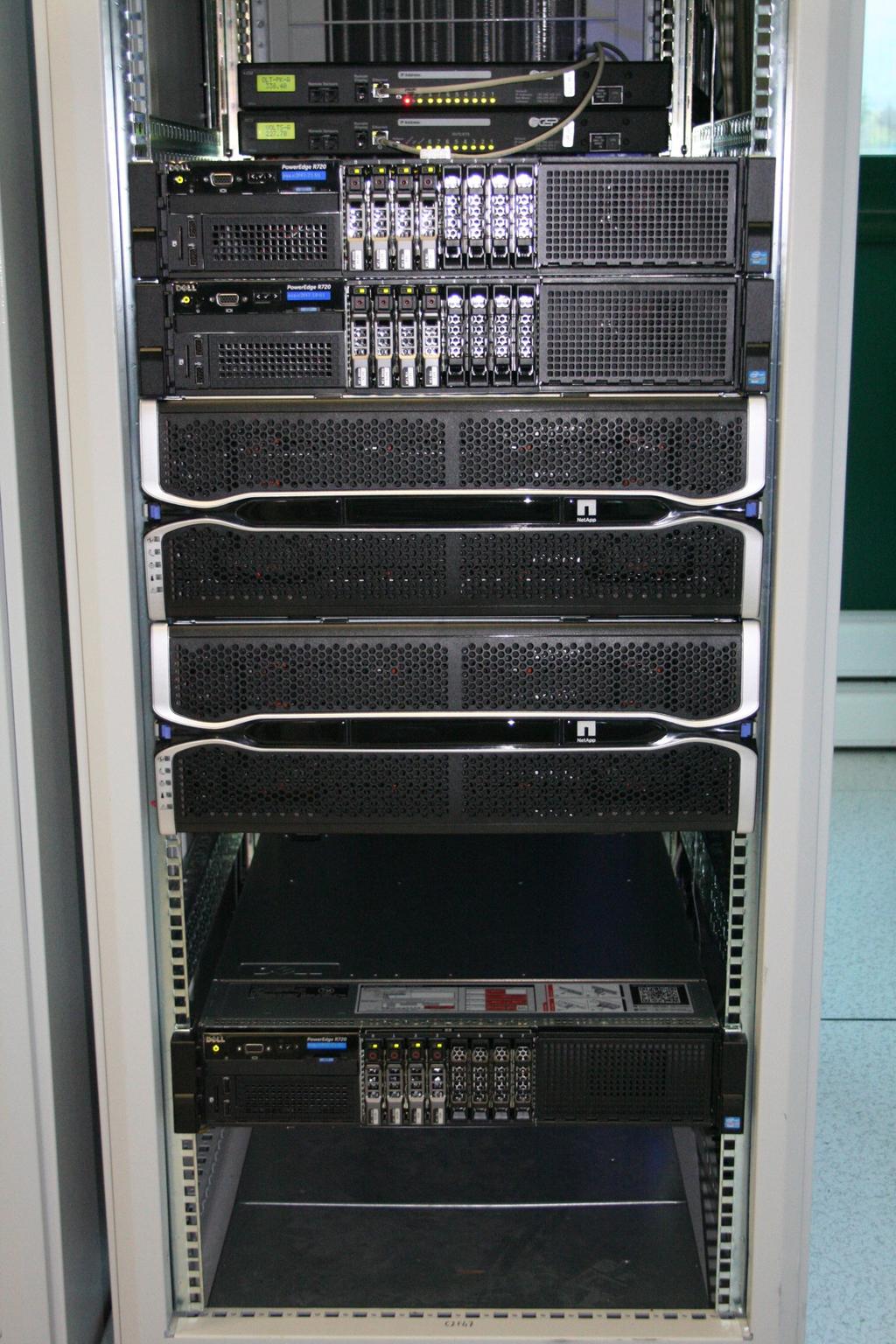 2 servers: 6 DELL R720 2 MDS nodes in active/passive failover mode 4 OSS nodes, each