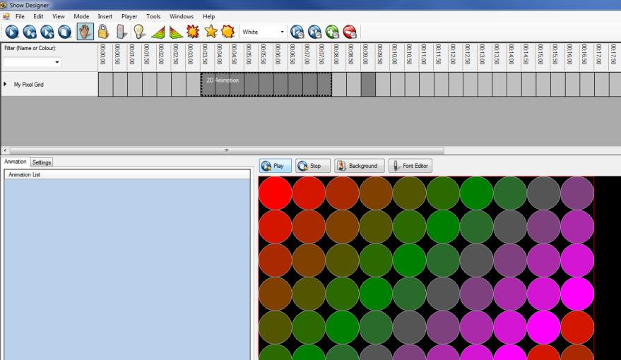 (Select some cells on the Pixel Grid Group and then press the right mouse button).