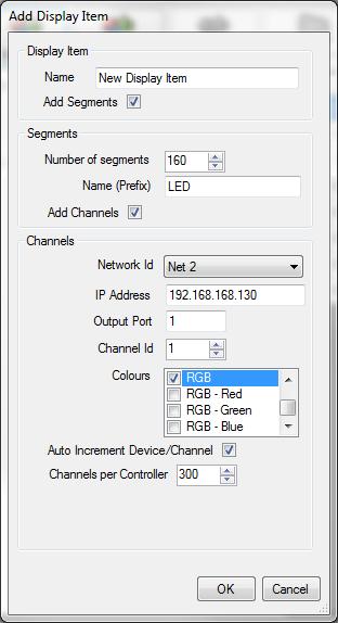 Step 2 : Creating Channels In the Configuration Editor (File/Configuration Editor menu in the Show Designer), press the Add Group Button.