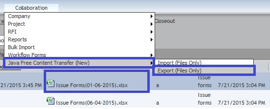 Export: 1. Select a file/multiple files and you can choose any of the below two options: a.