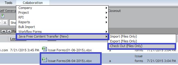 Check Out: 1. Select a file/multiple files and you can choose any of the below two options: a.