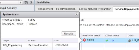 3 IPS for virtual networks using VMware NSX Deploying next generation IPS service to a virtual network 4 Review the warning message and click OK to proceed with the version change.