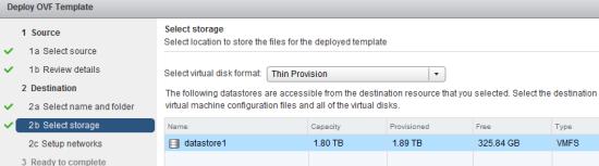Virtual IPS Sensor deployment on VMware ESX and KVM Deploying Virtual IPS Sensors on VMware ESX Server 2 7 From the Select virtual disk format list, select Thin Provision.