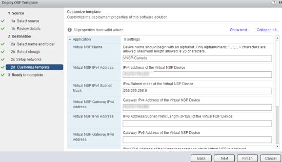 2 Virtual IPS Sensor deployment on VMware ESX and KVM Deploying Virtual IPS Sensors on VMware ESX Server a b c d e f g h i j Enter the same Sensor name that you specified in the Manager.