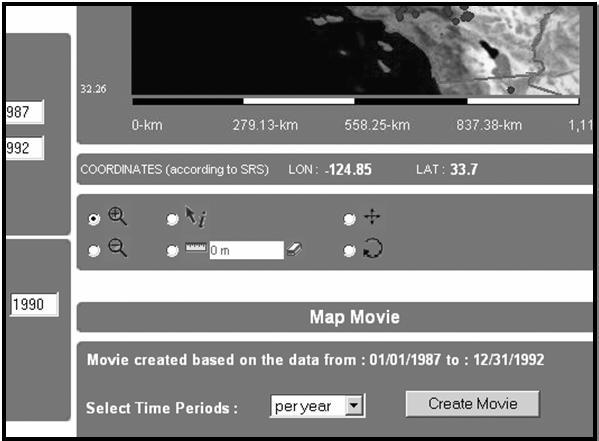 Figure 4. Detailed Streaming Map Movies architecture [26] and Quicktime [27] provide with other approaches to assemble individual frames into an animation.