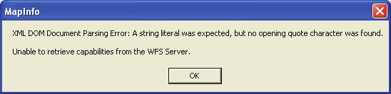 Troubleshooting your WFS Setup Tutorial: Setting Up a MapXtreme WFS Server Fixing Your Setup As with all web service style applications, configuration files are critical.