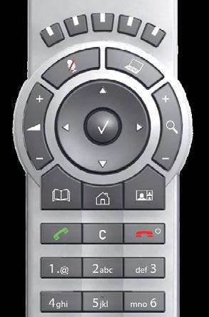 Cisco TelePresence Video Systems Contents Introduction How to use TRC5 remote control and on screen menu When you pick up the remote control and touch the rubber line sensors along its sides, the