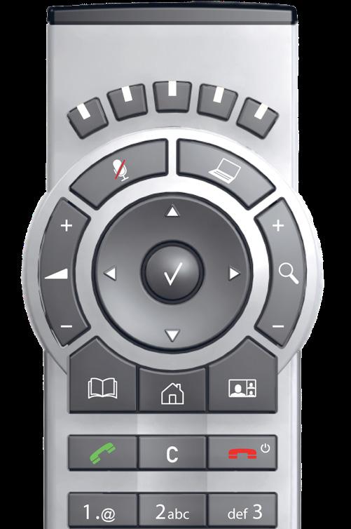 Contacts Arrow up/down Remote control details The Functions keys in the upper part of the remote control correspond with the softkeys on