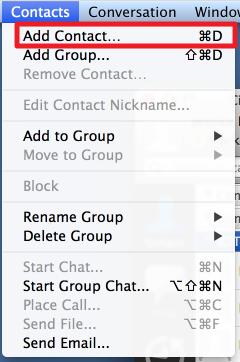 9.3 ADDING EXTERNAL CONTACTS Your Jabber client supports adding additional external contacts to your contact groups.