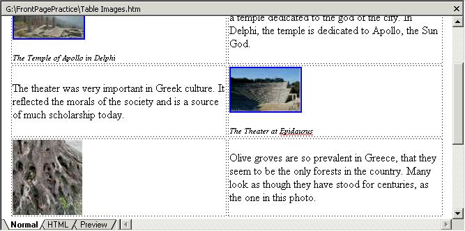 Chapter Seven: Working with Tables 201 Lesson 7-9: Adding an Image to a Table Figure 7-23 The Picture dialog box Figure 7-24 The Select File dialog box Figure 7-25 Figure 7-23 Select a file on your