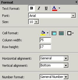 Quick Reference Format fonts, cells, paragraphs and numbers in the