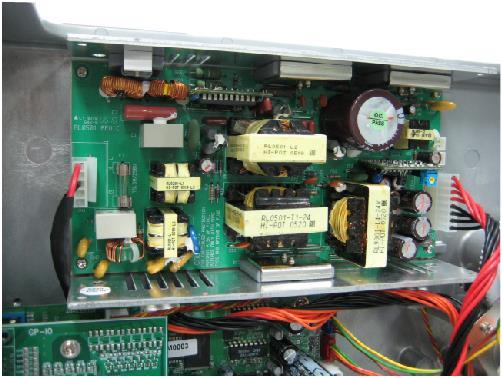 3.3 Replacing the Power Supply Unit 1. Refer to section 3.1 to remove the electronics cover. 2.