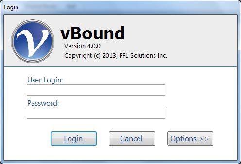 Using vbound Starting vbound The installation program will place a group on your Start Menu for starting vbound, and a shortcut on your desktop as well.