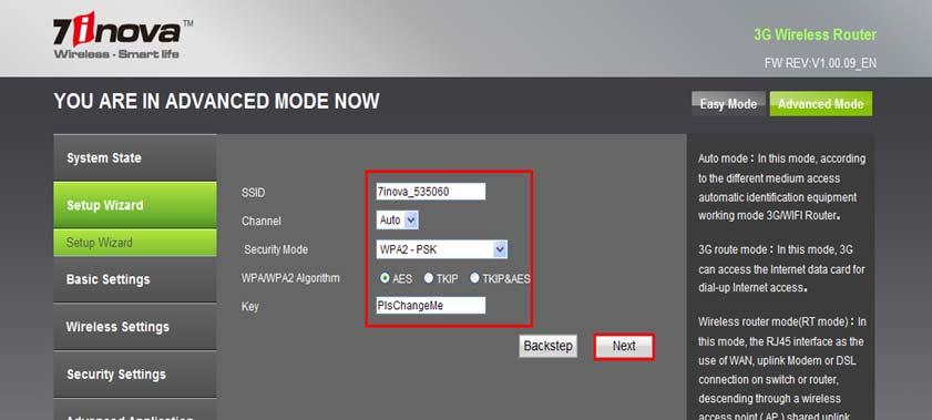 WISP+Bridge Mode 7R300 Quick Installation Guide 1. Input same info as your connected Router s 2.
