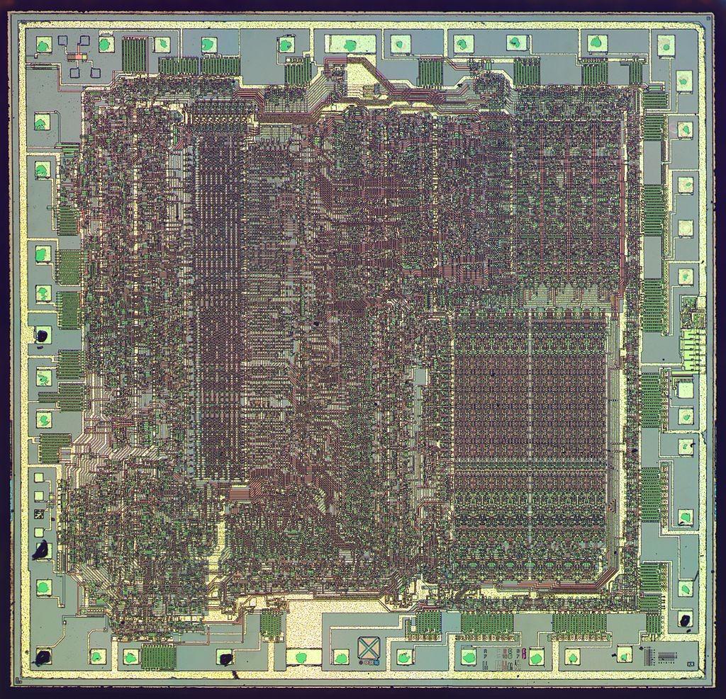 Zilog Z80 Released in 1976 8500 transistors 4um feature size 4.