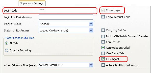 Configuring IP Office: 4.1 Agent Configuration IP Office Customer Call Reporter agents are also IP Office users and are configured through their matching user entry in the IP Office configuration.