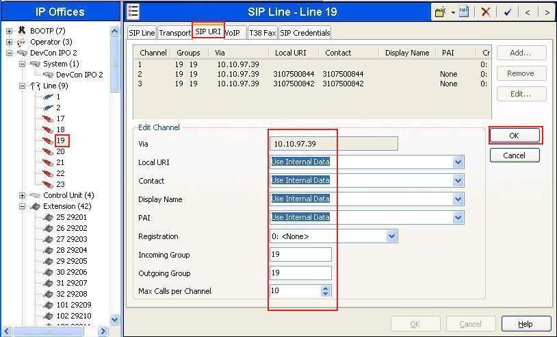 5.5.3 Administer SIP URI Settings SIP URIs entry must be created to match Calling Party Number for incoming calls or to present Calling Party Number for outgoing calls on the SIP Line.