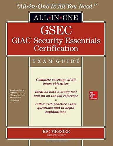 GSEC GIAC Security Essentials Certification All- in-one Exam Guide Download Read Full Book Total Downloads: 25424 Formats: djvu pdf epub