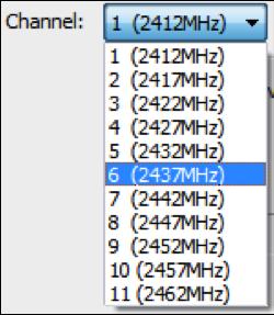 Channel: Every wireless network operates on a specific channel. In the U.S., your wireless network can be set to channels 1 11; otherwise, you can use channels 1 13 (1 14 in Japan).